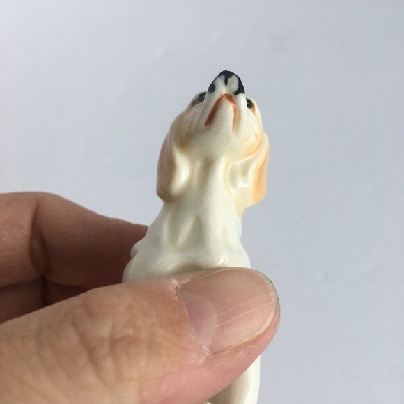 Vintage Dog Figurine Statue - White Standard or Mini Miniature Poodle - Picture 8 of 10